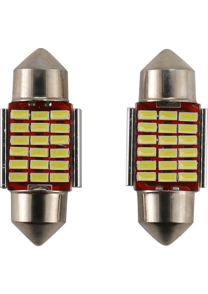 Adet C5W C10W 31MM 3014 18SMD Festoon LED Canbus Araç Iç Mekan Ampulü Plaka Lambası 12V (Yurt Dışından)