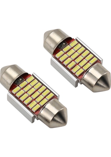 Adet C5W C10W 31MM 3014 18SMD Festoon LED Canbus Araç Iç Mekan Ampulü Plaka Lambası 12V (Yurt Dışından) fiyatları