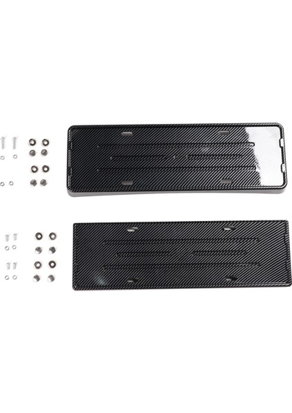 Tesla Model 3 Highland 2024 Araç Plaka Çerçevesi, Ön + Arka Plaka Tutucu Aksesuarları, A (Yurt Dışından)