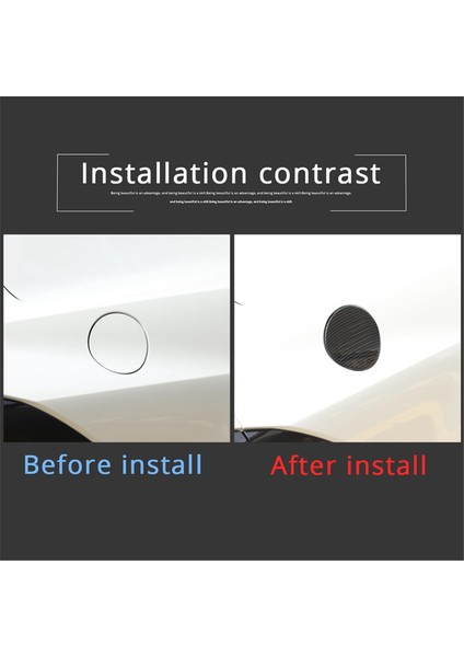 Chevrolet Corvette C8 2020-2023 Araba Yakıt Deposu Kapağı Kapağı Trim Aksesuarları Abs Karbon Fiber (Yurt Dışından) fırsatları