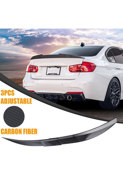 Evrensel Araba Spoiler, Ayarlanabilir Arka Bagaj Spoiler Dudak Çatı Kuyruk Kanat Aksesuarları, Karbon Fiber (Yurt Dışından) fiyatları