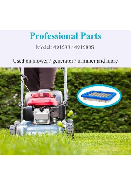 5 Parçalı Hava Filtresi Briggs ve Stratton 491588S399959 491588 Serisi Hava Filtrelerine Uygundur. (Yurt Dışından) fırsatları