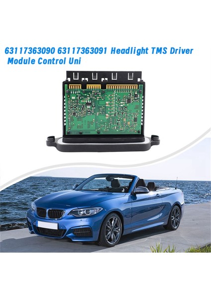 Bmw 2 Serisi F22 F23 14-2017 Için Araba Balast Farı Xenon LED Modülü 63117363090 63117363091 Tms Sürücü Kontrol Ünitesi (Yurt Dışından) modelleri