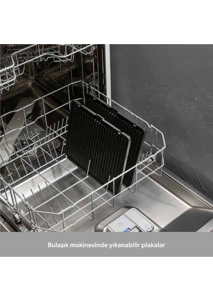 Grilliant 1340H Inox Gövde Döküm Plaka Tost ve Izgara Makinesi