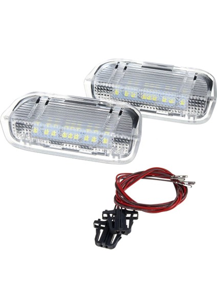 Golf 5 6 7 Mk5 Mk6 Mk7 Için 2 Adet Kapı Uyarı Hoş Geldiniz Nezaket Lambası LED Lamba Dekoratif Lamba (Yurt Dışından)