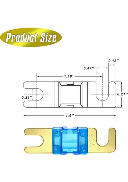 Otomotiv Denizcilik Için 18 Parça Mini Anl Sigorta, Kaplamalı Anl Sigorta Paketi (20A, 30A, 40A, 50A, 60A, 80A, 100A, 125A, 150A) (Yurt Dışından) fırsatları