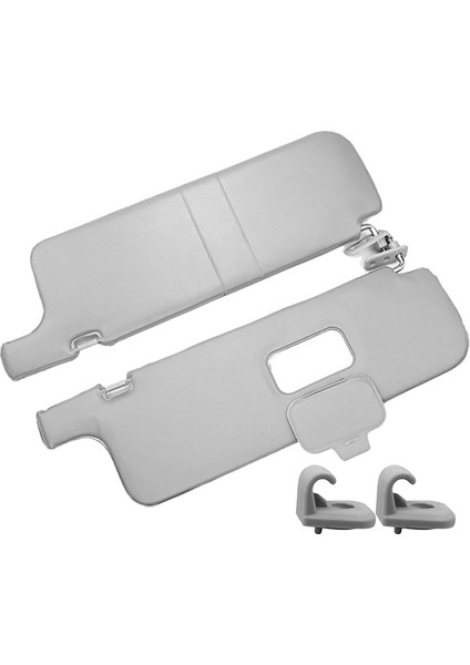 Mitsubishi Pajero Montero Shogun Mkıı V31 V32 V33 Için Kancalı Klipsli Ön Sol + Sağ Iç Güneşlik Güneşliği (Yurt Dışından)