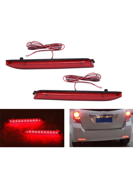 Toyota Harrier Avalon Venza Lexus GX470 Için LED Arka Tampon Reflektör Fren Lambası Arka Lambası 81920-08010 (Yurt Dışından)