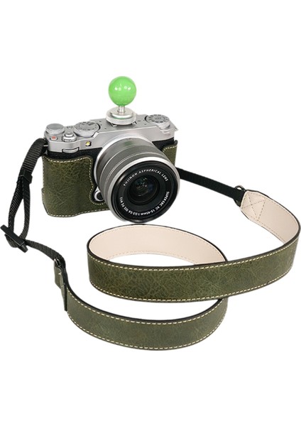Fujifilm Xm5 Koruyucu Kılıf Xm5 Kamera Kılıfı Yeşil Için Koruyucu Kılıf Tabanı + Omuz Askısı (Yurt Dışından)