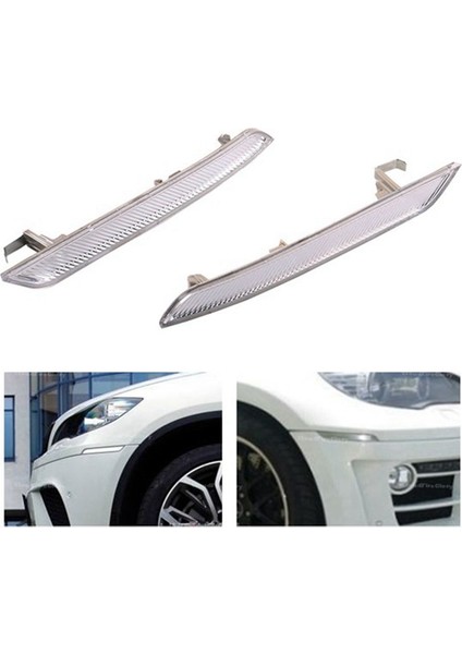 Sol Taraf Şeffaf Beyaz Yan Işaret Reflektörü 63147187087 -Bmw X6 E71 E72 2008-2014 (Yurt Dışından) fırsatları
