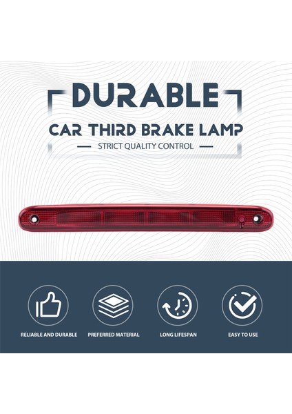 Peugeot 107 Citroen C1 2005-2014 Kırmızı Için Araç Üçüncü Fren Lambası Yüksek Monteli Fren Lambası Stop Sinyal Lambası 1606372780 (Yurt Dışından) fırsatları