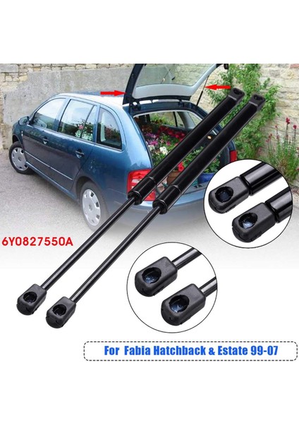 Skoda Fabia Mk1 Hatchback Combi 1999-2007 Için 1 Çift Arka Bagaj Kapağı Gazlı Yaylı Amortisör Kaldırma Destek Çubuğu 6Y0827550A (Yurt Dışından) fiyatları