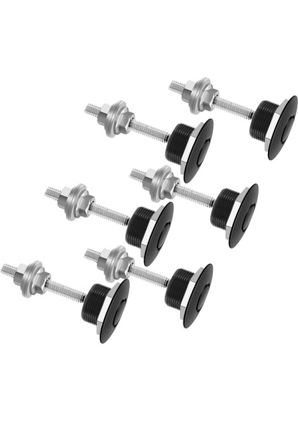 4x Basmalı Düğme Hızlı Çıkarma Araba Kaputu Mandalı Pim Kilidi Tampon Klipsi Siyah (Yurt Dışından) fiyatları