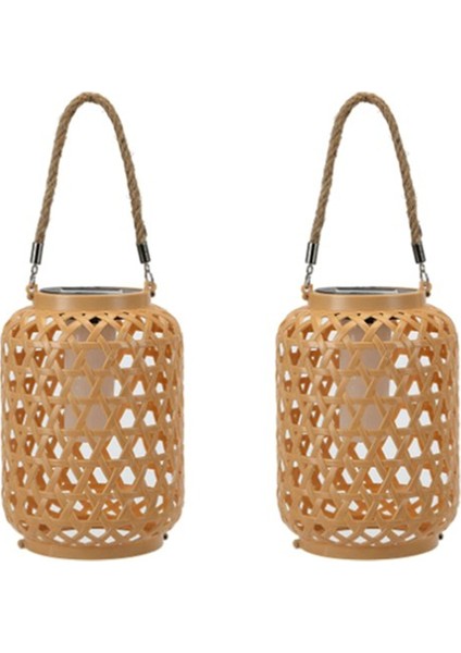 Adet Saplı Asma Işıklı Dış Mekan Güneş Enerjili Fener, Su Geçirmez Güneş Enerjili Fener, LED Dekoratif (Yurt Dışından)