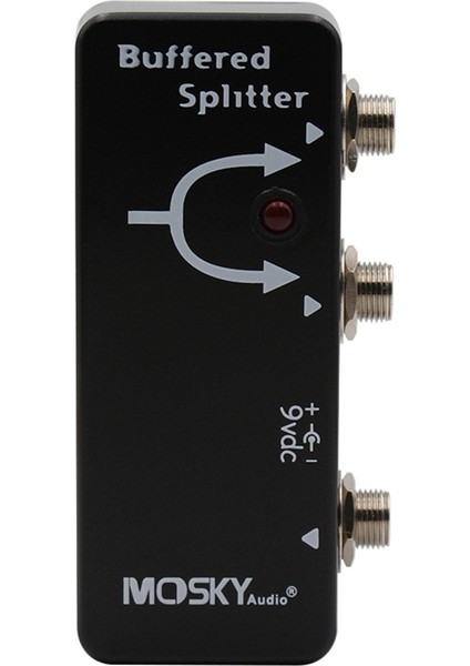 Moskyaudıo Tek Giriş ve Iki Çıkışlı Arabellek Çok Işlevli Ayırıcı Elektrik Gitar, Elektrik Bas Efekti (Yurt Dışından)