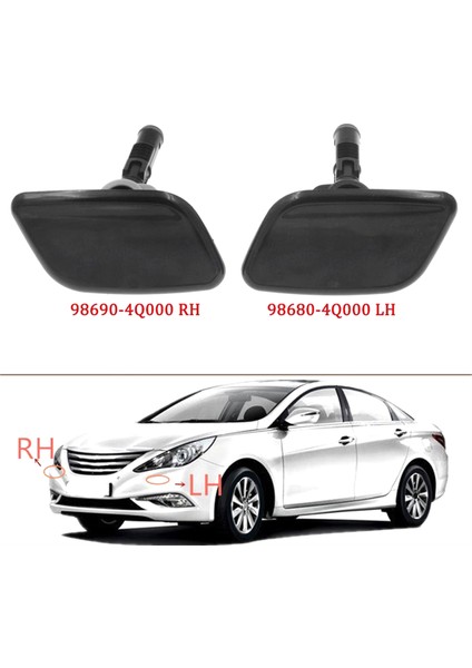 98680-4Q000 (Sol) 98690-4Q000 (Sağ) Hyundai I45 Sonata Yf 2010 2011 2012 2013 Için Ön Far Yıkama Memesi Kapağı (Yurt Dışından) fiyatları