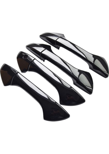 Honda Accord Sedan 2008-2012 Için 8 Adet/set Parlak Siyah Kapı Kolu Kılıfları (Yurt Dışından)