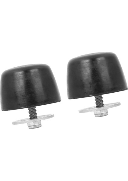 Jeep Wrangler KJ71051BK Için 2 Adet Siyah Kauçuk Tampon Minderi Kaput Durdurucu (Yurt Dışından)