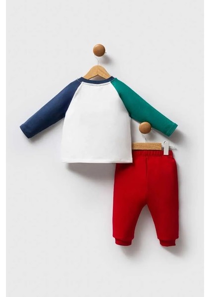 Erkek Bebek 2'li Takım Beyaz -Yeşil fiyatları