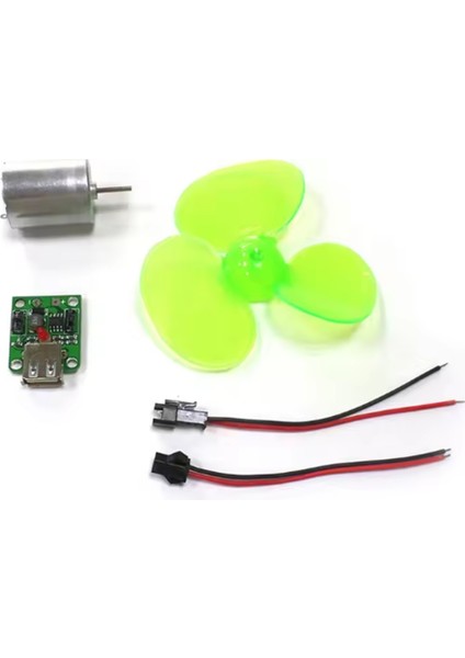 Taşınabilir Rüzgar Enerjisi Jeneratör Seti Türbin Motoru Alternatör Kendi Kendine Üretim Acil Durum Telefon Şarj Cihazı Fizik Deneyi (Yurt Dışından)