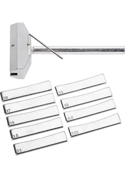 Guitar Tool Bass Perde Pres Makinesi Altıgen Anahtarlı Klavye Presleme Yedek Luthier Tool Gümüş (Yurt Dışından)