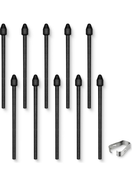 Dikkat Çekici Üretici Kalem Uçları Için 10 Adet, Dikkat Çekici 2/1 S-Pen Super Note Stylus'a Uyan Yedek Uçlar (Yurt Dışından)
