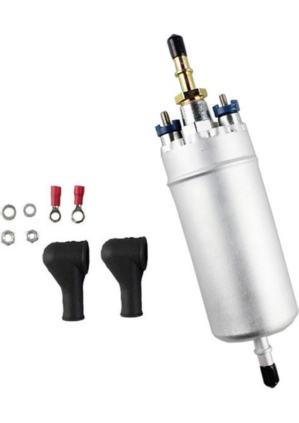 0580464075 Harici Yüksek Basınçlı Benzin Pompası Harici Yakıt Pompası Benzin Pompası Otomatik Modifiye Elektrikli Enjeksiyon 12V (Yurt Dışından)