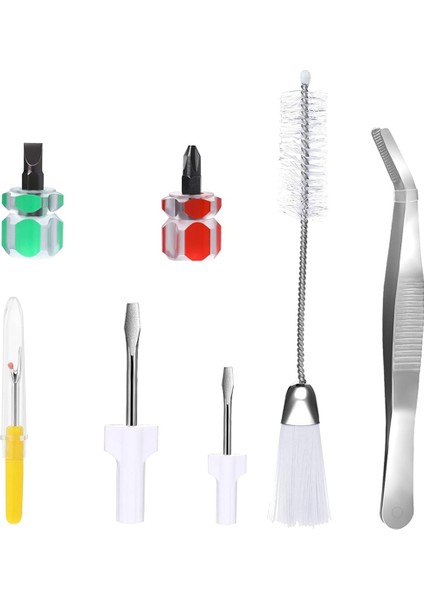 Parça Dikiş Makinesi Tamir Takımı Makine Dikiş Temizleme Aletleri (Cımbız, Fırça, Tornavida, Dikiş Aletleri Dahil) (Yurt Dışından)