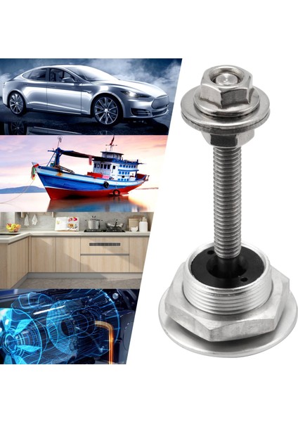 4x Hızlı Çıkarma Itmeli Kaput Mandalı Düğmesi Araba Pimli Kaput Kilidi Tampon Klipsi Mandalları Gümüş (Yurt Dışından) fırsatları