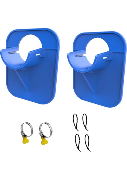 Adet Yer Üstü Havuz Için Yüzme Havuzu Boru Sabitleme Tutucusu 30-38 mm Hortum Çıkışı Montaj Braketi Havuz Aksesuarları A (Yurt Dışından)