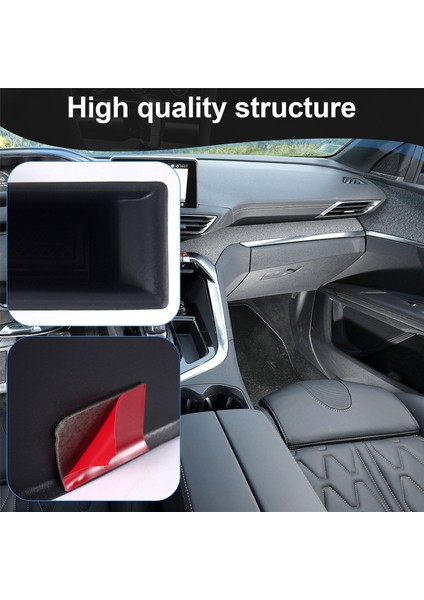 Peugeot 3008 3008GT 5008 Aksesuarları Araç Ön Kapı Saklama Kutusu Düzenleyici Kapağı Iç Döşeme 2017-2020 Stili (Yurt Dışından) indirimleri