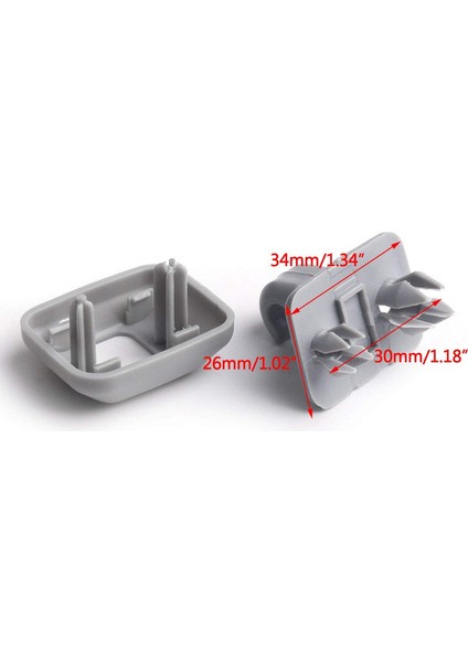 1 Adet Araba Güneşlik Tutucu Kancası 8U0857562A Araba Klipsleri Vidaları Bağlantı Elemanı - Audi A3 A6 C5 A4L A6 Q5 Q3 A5 Braket Gri (Yurt Dışından) modelleri