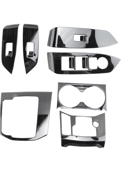 Mazda Cx-5 Cx5 2017 2018 2019 Lhd Için Araç Şanzıman Cam Anahtarı Paneli Seti, Ayar Kapağı Trim Etiket Şeridi Araç Dekorasyonu (Yurt Dışından)