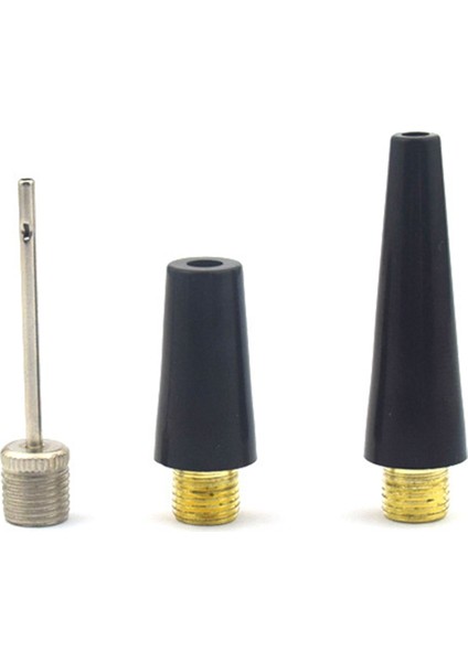 Metal Hava Nozulu 3 Parçalı Set Hava Pompası Aksesuarları Plastik Hava Nozulu Demir Hava Iğnesi Basketbol Iğnesi (Yurt Dışından)