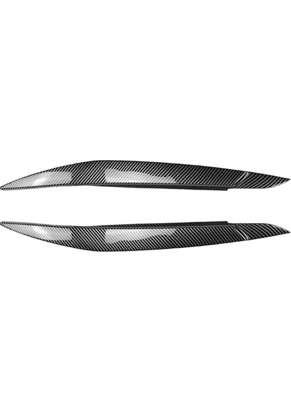 Bmw X6 E71 2008-2014 Araba Far Lambası Kaş Kapağı Döşemesi Araba Far Göz Kapakları Kapakları Karbon Fiber Desen (Yurt Dışından)