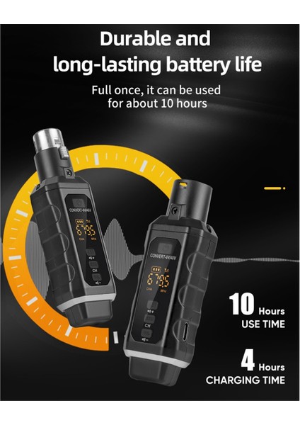 Uhf Profesyonel Mikrofon Kablosuz Dönüştürücü Xlr Verici Alıcı Dinamik Mikrofon Gitar Ses Mikseri (Yurt Dışından)