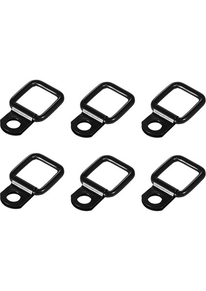 Araba D-Halka Bağlama Vidaları Çekme Tokası Çapa Halkası Tavan/bagaj Tokası Jeep Wrangler Tj Jk Jl Jt 1997-2023 Için 6 Adet (Yurt Dışından)