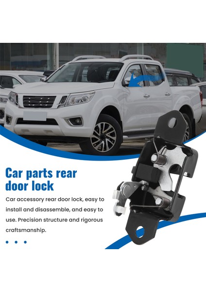 Nissan Navara D40 2004-2012 Için 1 Adet Siyah Araba Bagaj Kapağı Kilidi Arka Kapı Kilidi 90503-JT30A 90503-EB700 (Yurt Dışından) fırsatları