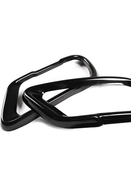 Araba Kuyruk Boğazı Dekoratif Çerçeve Kuyruk Susturucu Egzoz Borusu Çıkış Kapağı-Bmw X5 G05 X6 G06 X7 G07 2019-2021 Siyah (Yurt Dışından) fırsatları