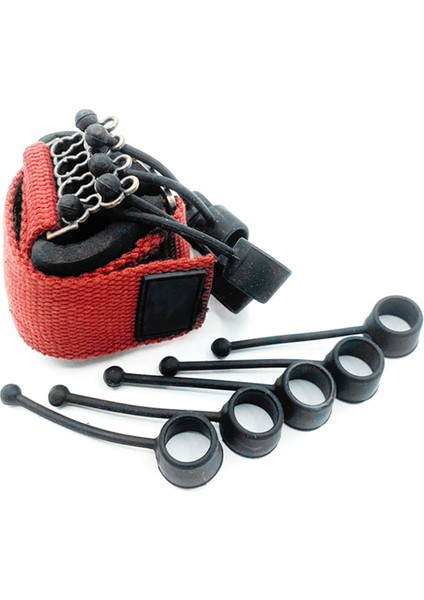Parmak Fleksiyon Ekstansiyon Eğitim Ekipmanı Müzik Aleti Parmak Gücü Egzersiz Aleti Silikon El Tutacağı Siyah (60 Lbs) (Yurt Dışından)