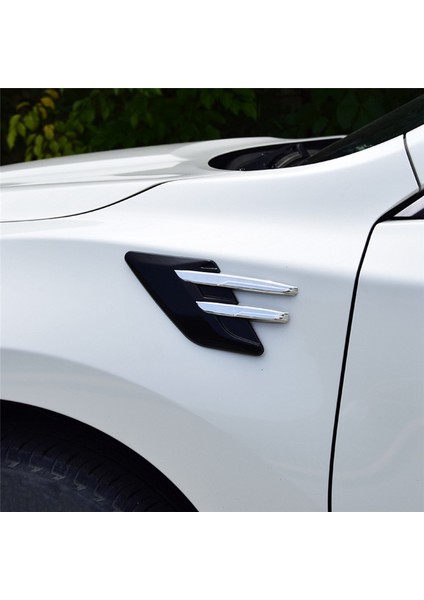 Araba Yan Hava Girişi Kaput Havalandırma Dekorasyonu Araba Yan Havalandırma Kaputu Araba Kişilik Değişikliği Dış Dekorasyon Evrensel,a (Yurt Dışından) fırsatları