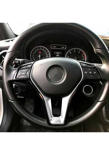 Araba Direksiyon Simidi Çerçeve Trim Kapağı Abs Mercedes Benz Abce Cla Cls Gla Glk Sınıfı W176 W246 W204 W207 (Yurt Dışından) modelleri