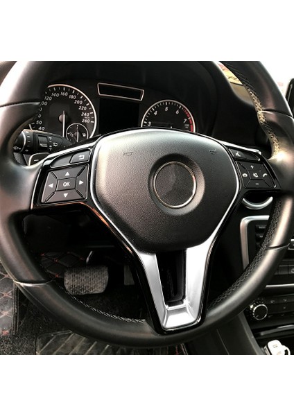 Araba Direksiyon Simidi Çerçeve Trim Kapağı Abs Mercedes Benz Abce Cla Cls Gla Glk Sınıfı W176 W246 W204 W207 (Yurt Dışından) fırsatları