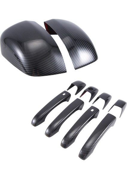 Karbon Fiber Ayna Kapakları+Kapı Kolu Kapakları Jeep Grand Cherokee Dodge Durango 2011-2020 (Yurt Dışından) modelleri