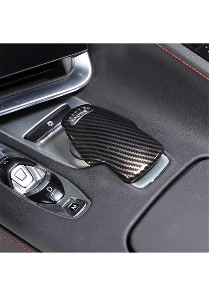 Chevrolet Corvette C8 2020-2023 Araç Vites Paneli Kapağı Trim Aksesuarları Abs Karbon Fiber (Yurt Dışından) fiyatları