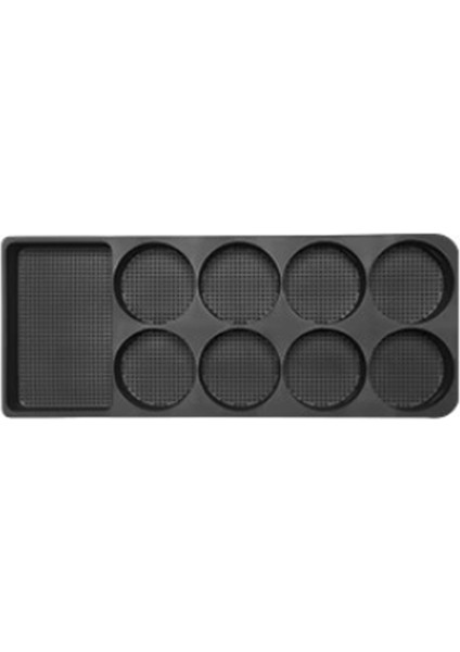 Leadıng Ideal L9 Buzdolabı Saklama Kutusu Silikon Mat Buzdolabı Sabit Kaymaz Bardak Tutucu Tepsi, Siyah (Yurt Dışından)