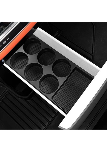 Leadıng Ideal L9 Buzdolabı Saklama Kutusu Silikon Mat Buzdolabı Sabit Kaymaz Bardak Tutucu Tepsi, Siyah (Yurt Dışından) indirimleri