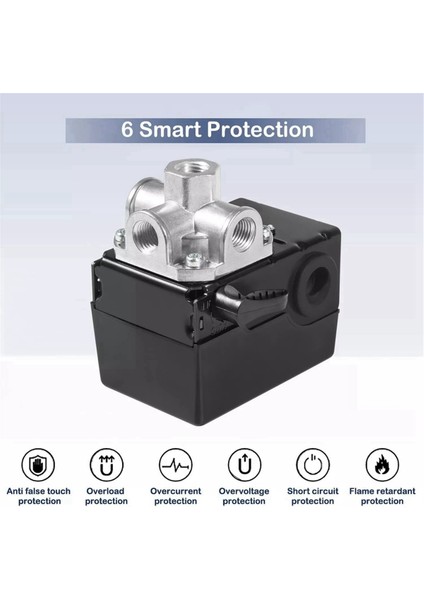 23474570 Ingersoll Rand Kompresörü Için Boşaltıcı ve Açma/kapama Kolu ile Basınç Anahtarı (Yurt Dışından) fırsatları