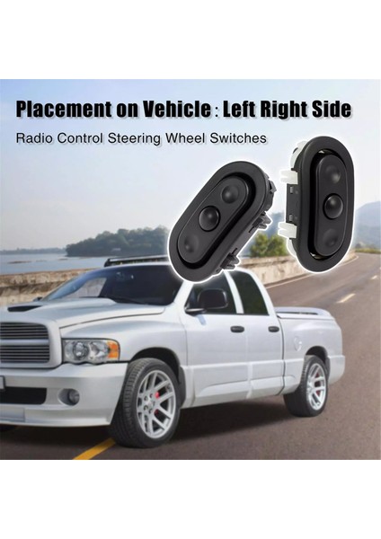 1 Çift Sol Sağ Direksiyon Simidi Radyo Kontrol Anahtarı 04685729AB 04685728AB Chrysler Için Jeep Için Dodge Için (Yurt Dışından) indirimleri