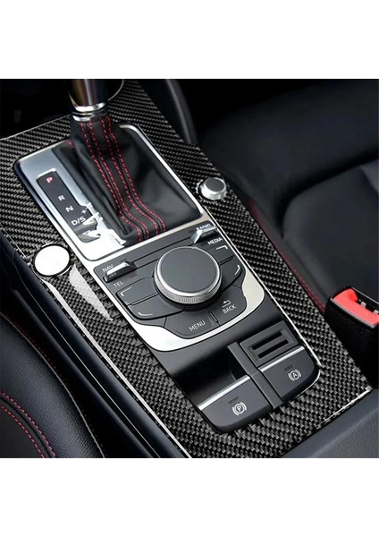 Audi A3 8V 2014-2018 Için Lhd Karbon Fiber Abs Orta Konsol Vites Paneli Dekorasyon Çıkartması Döşemesi (Yurt Dışından) modelleri